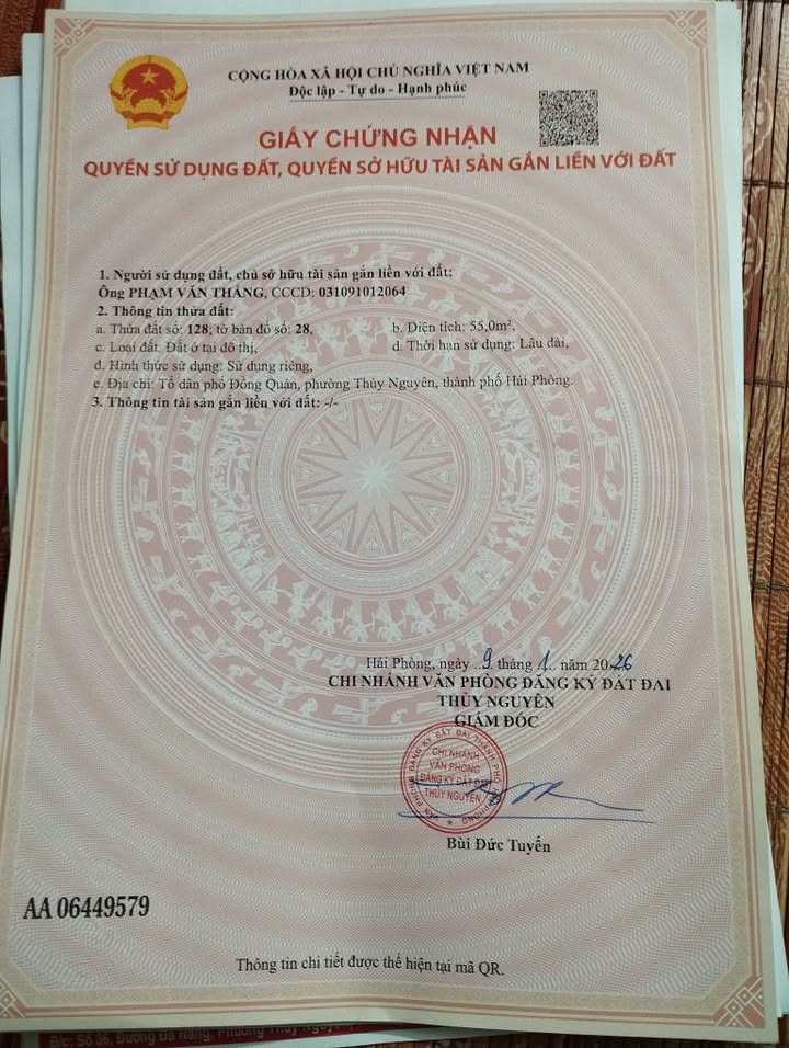 Đất nền lô góc 55m² tại Phường Hoa Động - Giá thỏa thuận hấp dẫn!