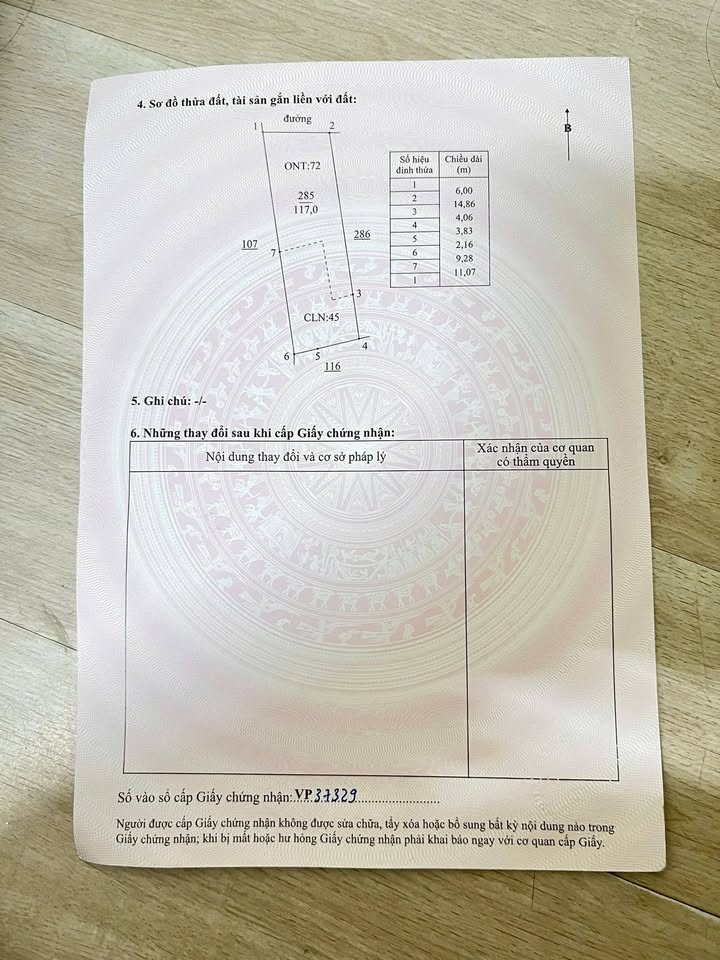 Đất nền Xã An Ninh, Huyện Bình Lục, 117m² giá 800 triệu - Đường ô tô thuận tiện!