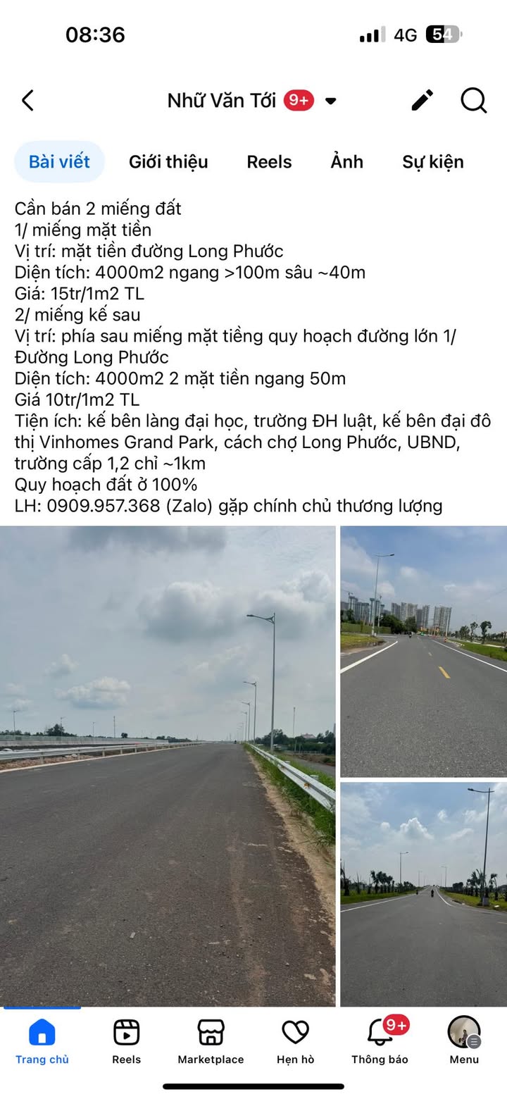 Bán Gấp 2 Lô Đất Vàng Mặt Tiền Long Phước, Thủ Đức - 8000m²