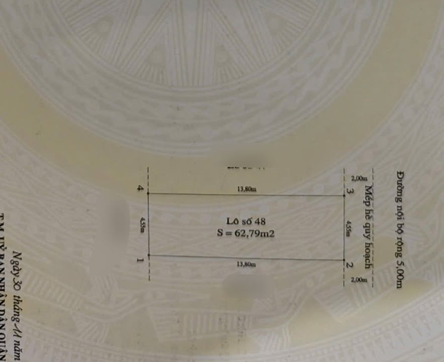 Lô đất Nguyễn Trãi Hải Phòng 62,79m² giá 6,1 tỷ - Đầu tư sinh lời cao!