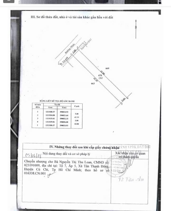 Đất thổ cư Tân Thạnh Đông, Củ Chi 212m² giá 3 tỷ - Đầu tư sinh lời ngay!
