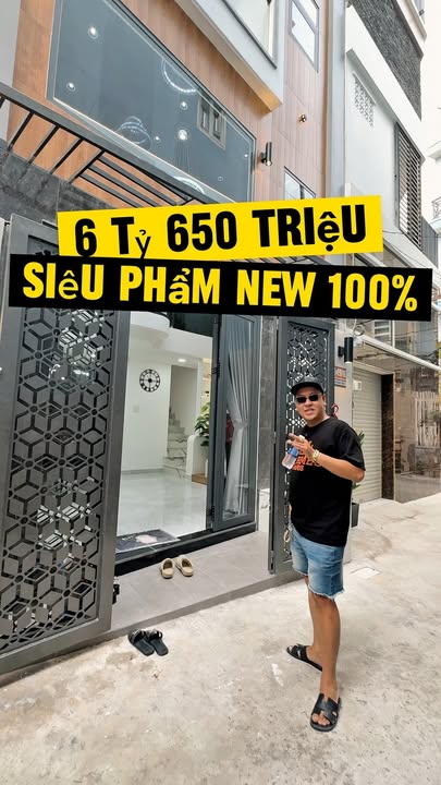 Nhà đẹp Gò Vấp 35m² giá 6.65 tỷ - Hẻm xe hơi an ninh!