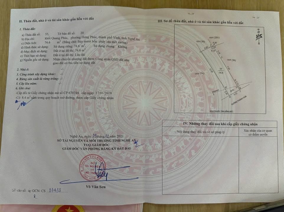 FrontHouse kinh doanh Thành Thái TP Vinh 74m² giá 7 tỷ - Vị trí đắc địa cho đầu tư!