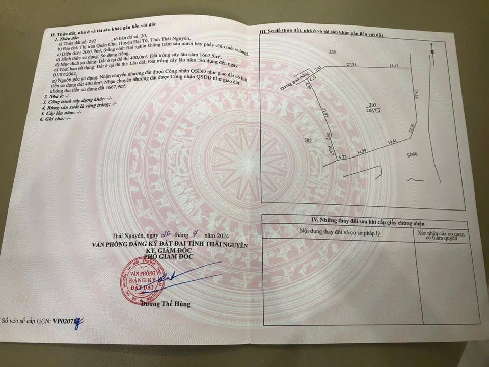 Đất nền Tam Đảo 2000m² - Sổ đỏ, 2.8 tỷ - An dưỡng lý tưởng