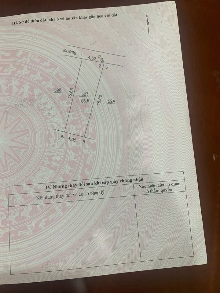 Đất thổ cư 68m² tại thôn Phù Trì, xã Mê Linh - Giá đầu tư tốt