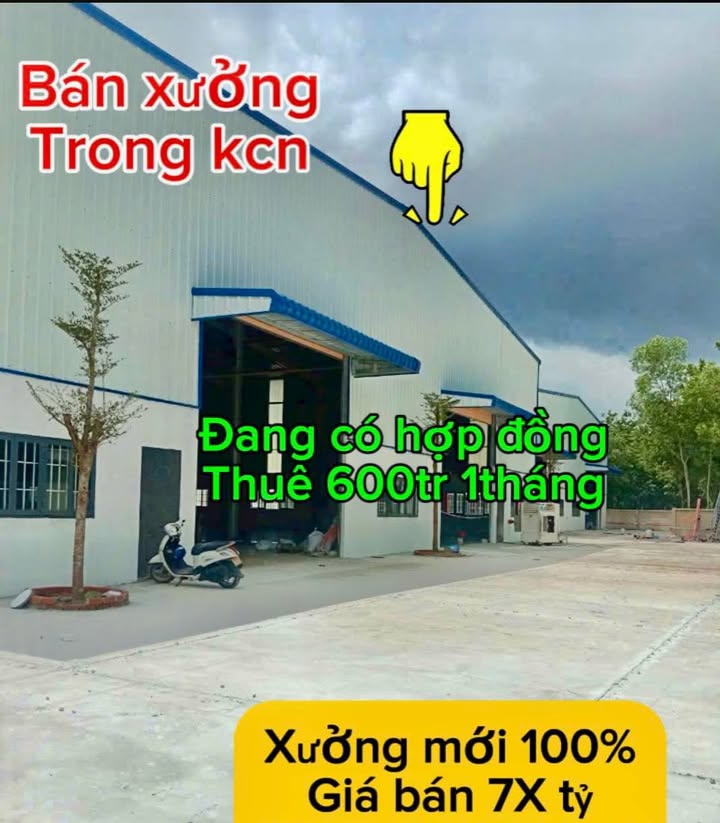 Bán Nhà Xưởng 10.000m² KCN Chơn Thành, Bình Phước - Giá 7X Tỷ