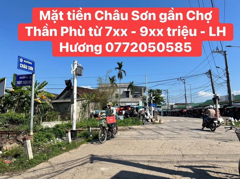 Đất mặt tiền Châu Sơn Hương Thủy 83m² giá chỉ 700 triệu - Cơ hội đầu tư hấp dẫn!