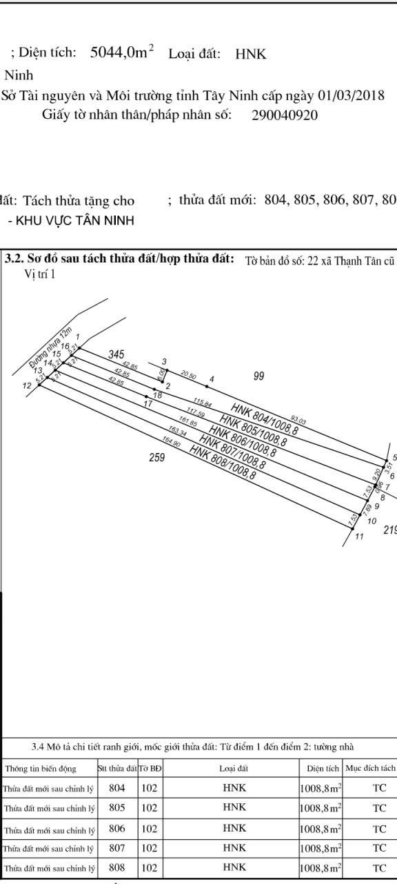 Đất nền Thạnh Tân Tây Ninh 1000m² - Giá tốt, mặt tiền đường Thành Lợi!