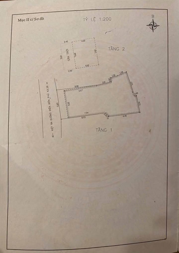 Nhà 2 tầng kiệt 3m Điện Biên Phủ, Thanh Khê 100m² giá 5 tỷ - Chính chủ bán gấp!