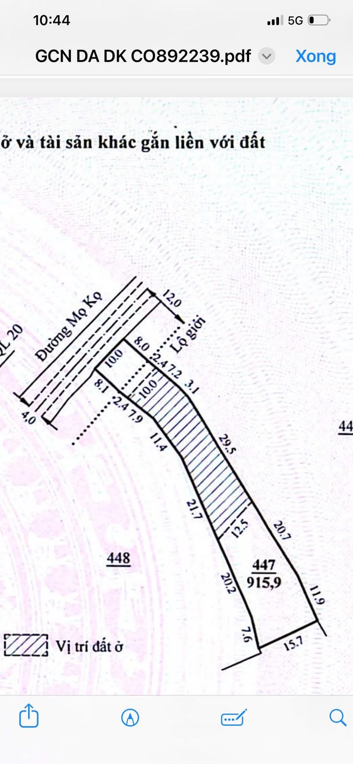Bán đất mặt tiền đường Mọc Cọ, Thị trấn Di Linh, 3600m² giá 3.9 tỷ - Đầu tư lý tưởng!