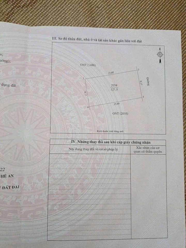 Đất nền VSIP Hạ Khê, Nghệ An 127.5m² giá 3.8 tỷ - Đầu tư sinh lời ngay!