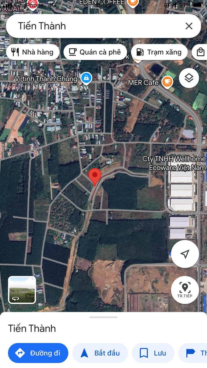 Đất thổ cư khu phố 5, Phường Tiến Thành, 200m² giá 1 tỷ - Cơ hội đầu tư tuyệt vời!