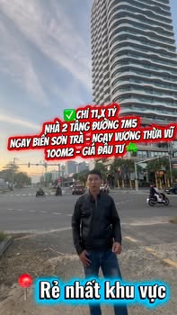 Nhà 2 Tầng Mặt Tiền Phó Đức Chính - 100m² Gần Biển Mỹ Khê - 11.9 Tỷ