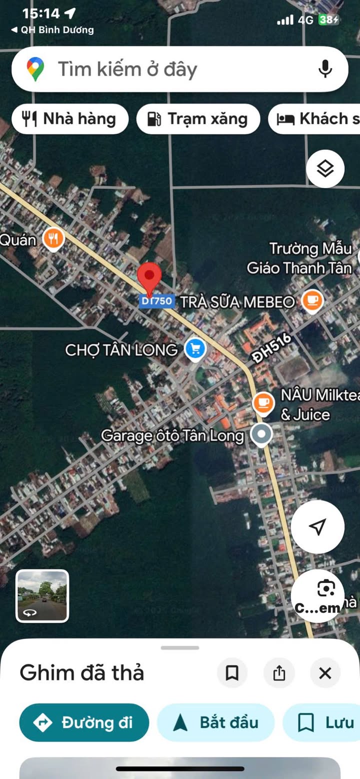 FrontHouse mặt tiền Đường DT750, xã Tân Long, diện tích 246m² - Cơ hội kinh doanh hiếm có!