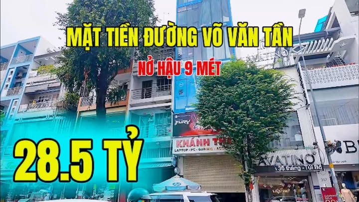 Nhà phố 2 mặt tiền 311A Võ Văn Tần, Quận 3 - Đầu tư sinh lời bền vững!