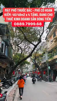 Mặt phố Thuốc Bắc, Hoàn Kiếm 47m² giá thỏa thuận - Đang cho thuê kinh doanh