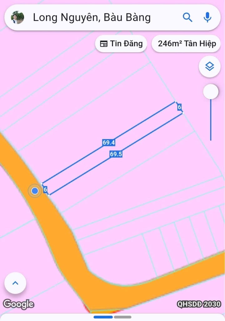 Đất nền Long Nguyên, Bàu Bàng 420m² giá 1.4 tỷ - Vị trí sát KCN Bàu Bàng!