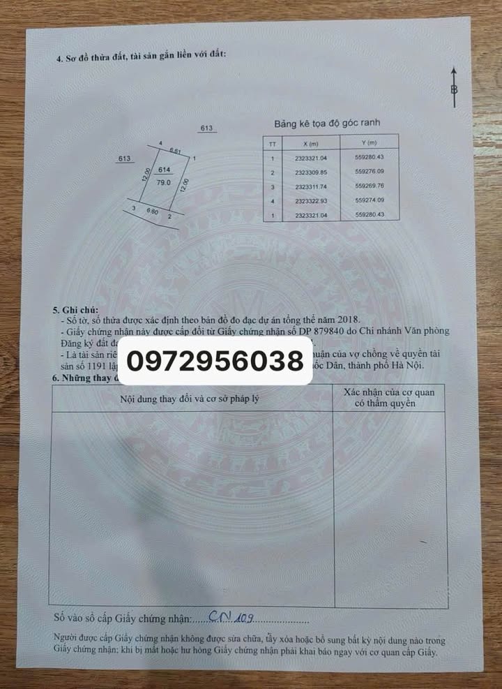 Đất nền Xã Đồng Trúc, Huyện Thạch Thất 79m² giá 2 tỷ - Sổ đỏ chính chủ!