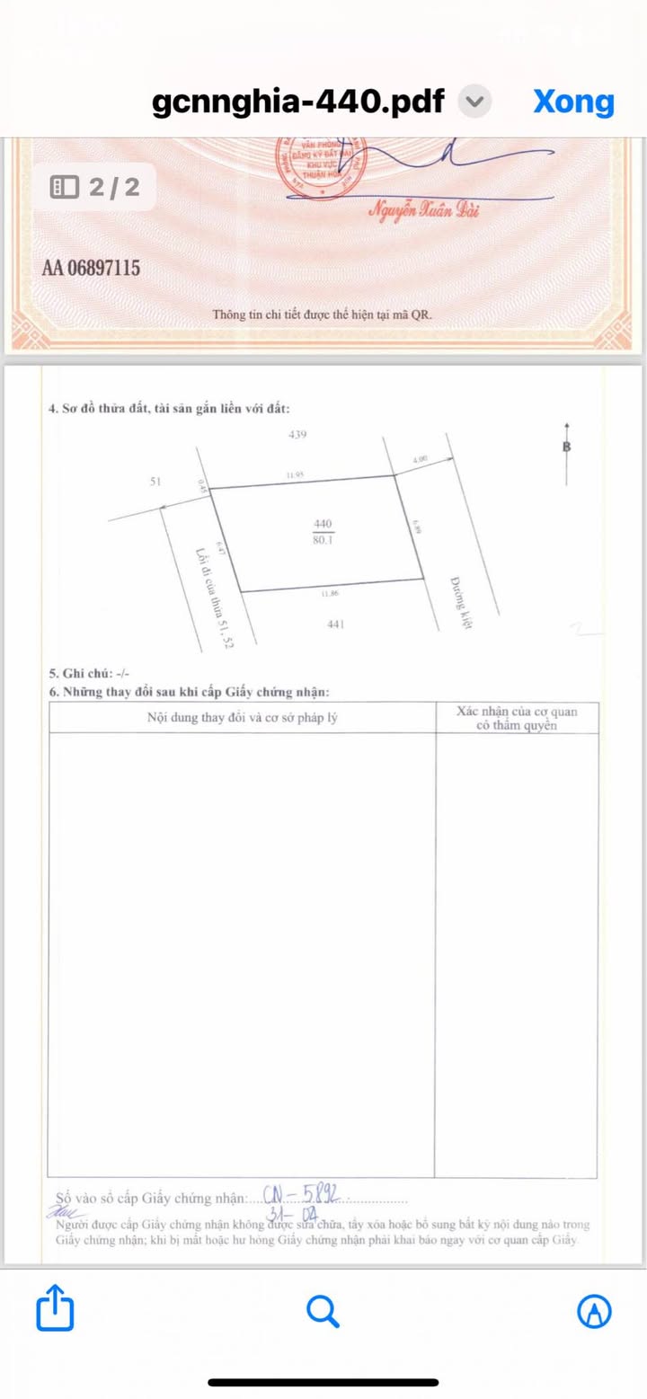 FrontHouse An Cựu Huế 80m² giá 1.3 tỷ - Sổ đỏ chính chủ, công chứng nhanh!