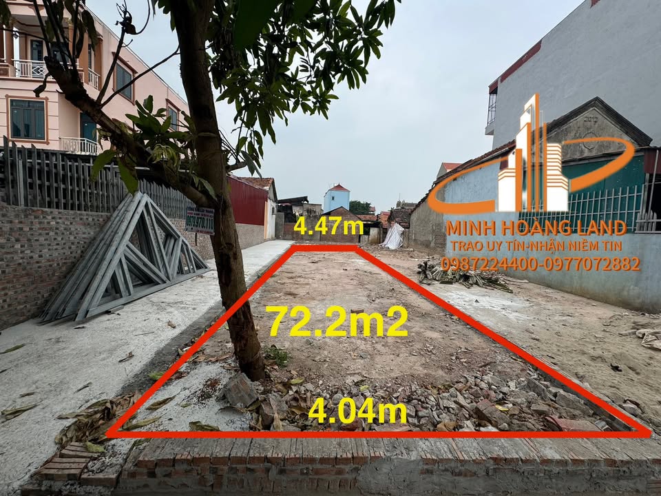 Đất nền xã Liên Minh 72.2m² giá 3.176 tỷ - Cận kề chợ Cầu sầm uất!