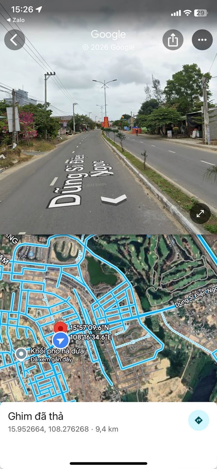 Đất liền kề tại Đường Dũng Sĩ Điện Ngọc, Đà Nẵng 255m² giá 9.8 tỷ - Cơ hội đầu tư hấp dẫn!