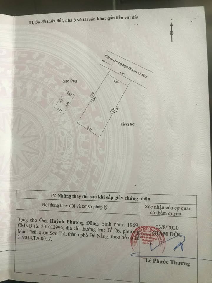 Đất nền đường Ngô Quyền, Quận Sơn Trà 58.7m² giá 4.3 tỷ - Khu dân cư sầm uất!