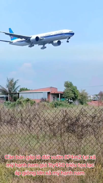 Lô đất vườn 874m² tại ấp Giồng Lớn, Mỹ Hạnh Nam chỉ 1.45 tỷ - Sổ hồng chính chủ!