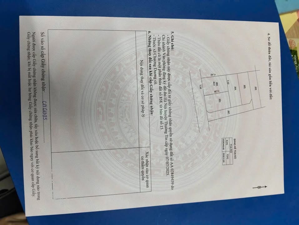 Đất nền Xóm 2, Chương Dương 80m² - Sổ đỏ vuông vắn, ô tô vào đất