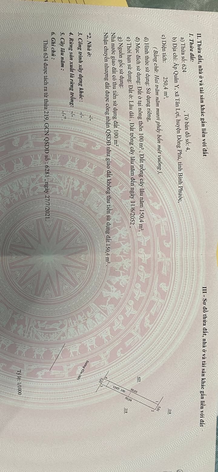 Đất nền Đồng Phú 500m² giá 670 triệu - Chính chủ bán gấp trước Tết!