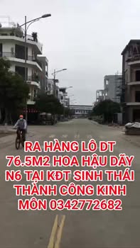 Bán Gấp Đất Nền 76.5m² KĐT Sinh Thái Thành Công, Hải Phòng - Cơ Hội Tết Này!