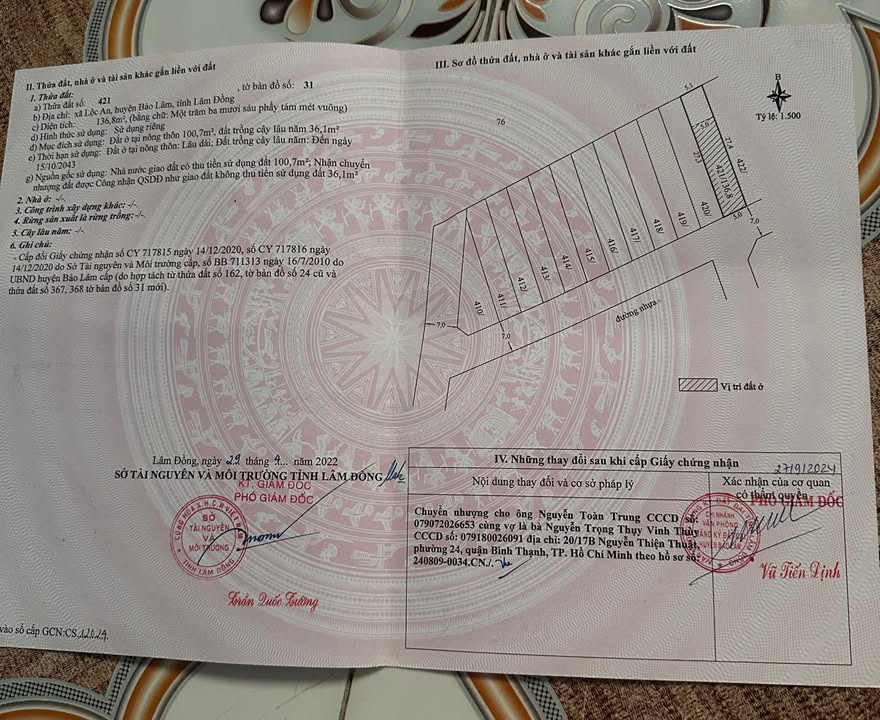 Đất nền Lộc An, Bảo Lâm, 136m² giá 1.75 tỷ - View đẹp, đầu tư lý tưởng!