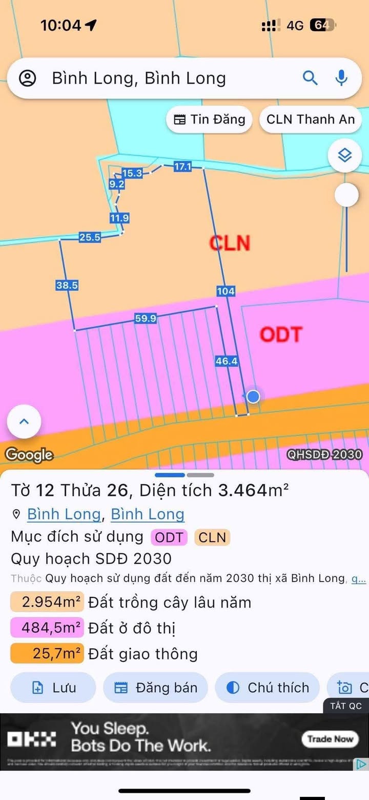 Đất nền Phú Đức, Bình Long 1260m² giá chỉ 1.5 tỷ - Đầu tư sinh lời ngay!