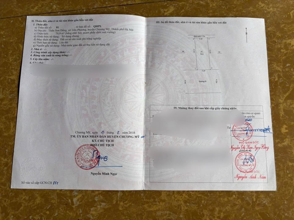 Đất dịch vụ Tiên Phương, Chương Mỹ 71m² giá 4.97 tỷ - Vị trí đẹp, đầu tư sinh lời!