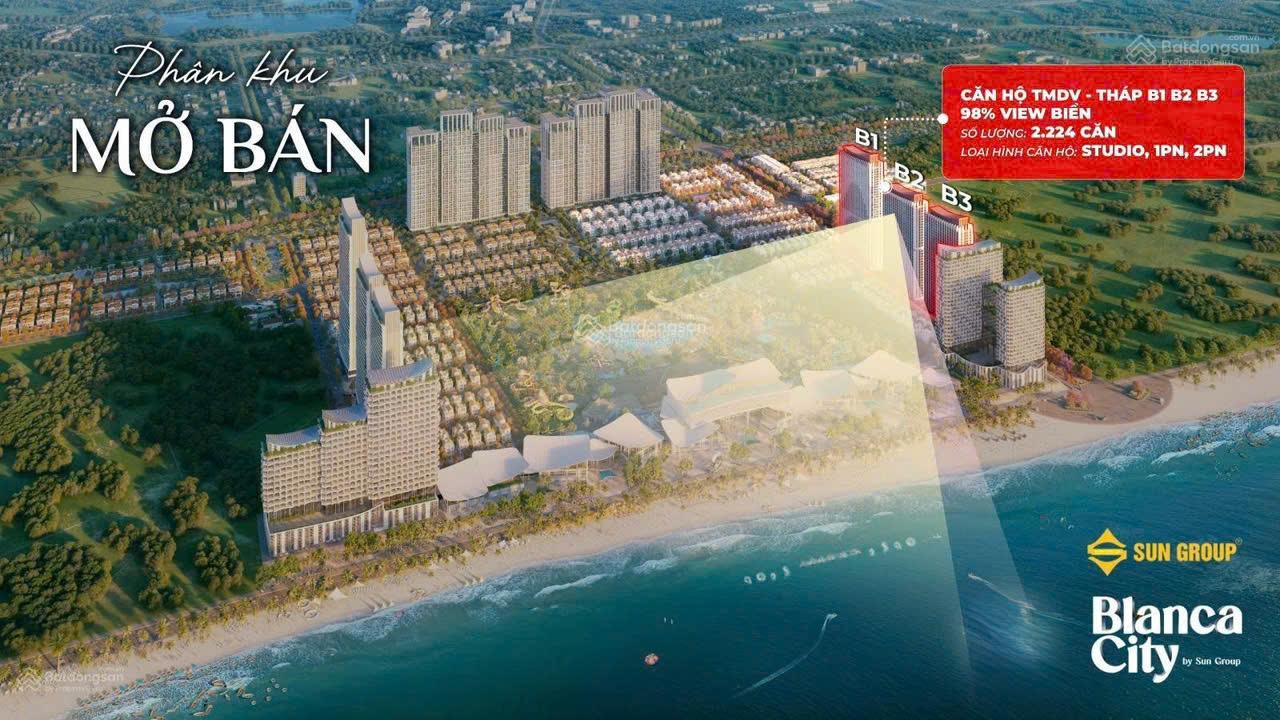 Căn hộ Blanca City Vũng Tàu 50m² - View biển trực diện, CK cực khủng 17%!