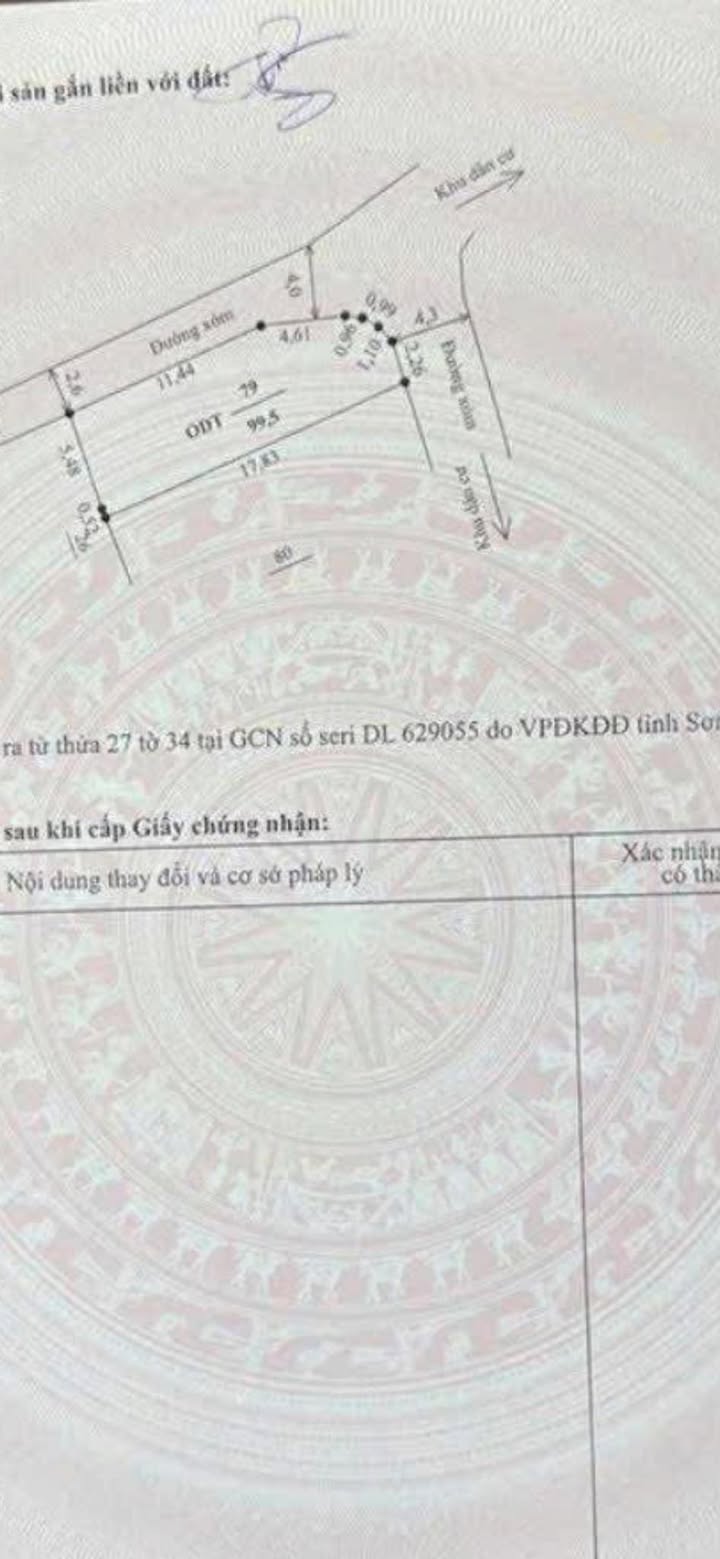 Đất nền Mộc Châu 99.5m² giá 1.75 tỷ - Sổ đỏ chính chủ cực đẹp