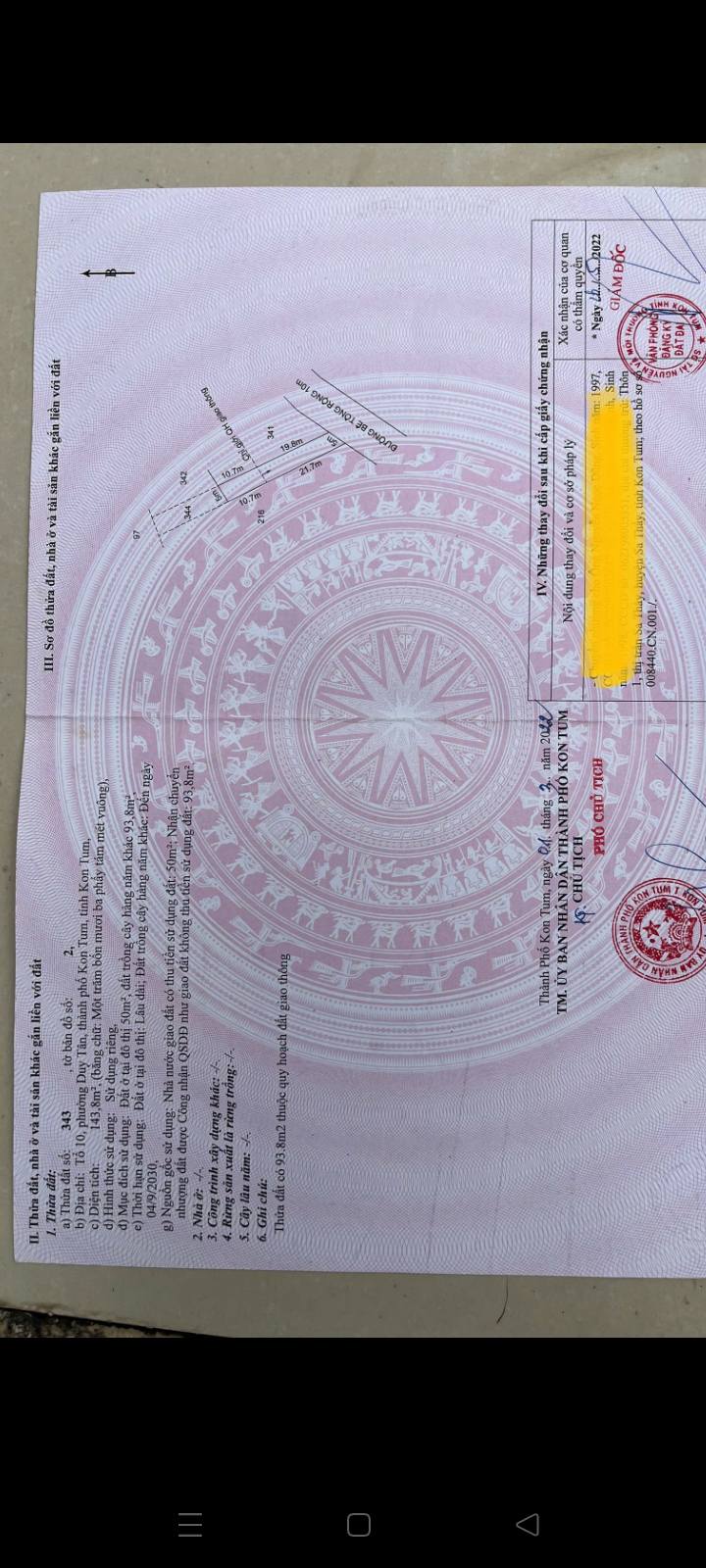 Đất nền 250m² tại Duy Tân, Kon Tum - Giá chỉ 750 triệu, hướng Đông