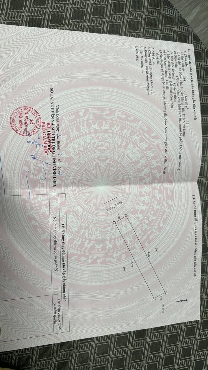 Đất nền Nhơn Phú, Mang Thít 170m² - Sổ đỏ chính chủ giá 350 triệu