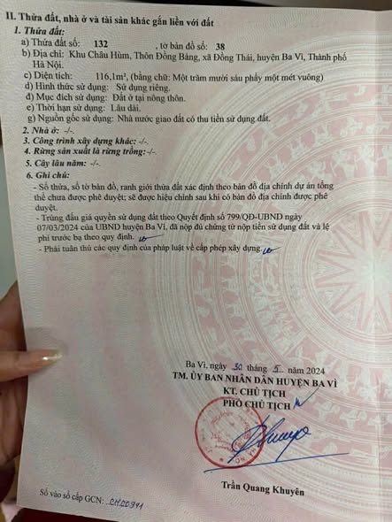 Đất đấu giá Châu Hùm 116m² 2 mặt tiền - Kinh doanh đỉnh