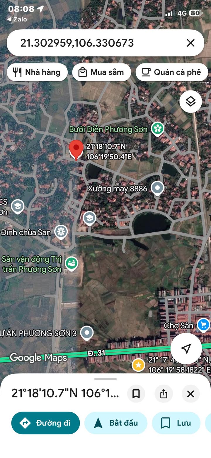 Đất nền Thị trấn Phương Sơn Lục Nam 141m² giá 500 triệu - Cơ hội đầu tư hấp dẫn!