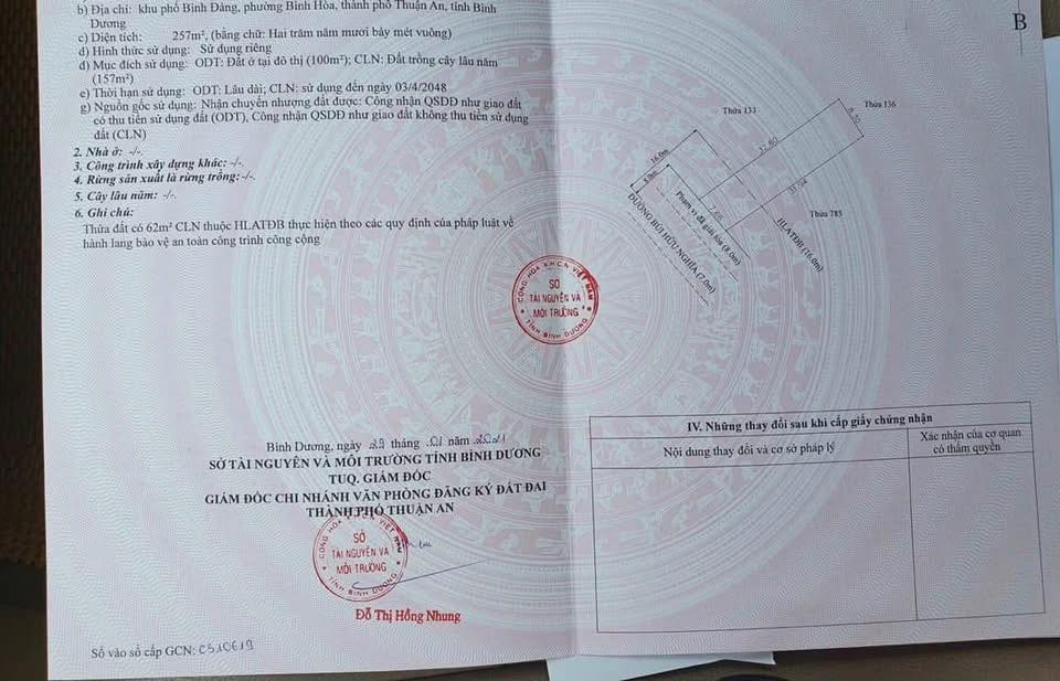 Bán nhà mặt tiền Bùi Hữu Nghĩa Thuận An 100m² - Đầu tư sinh lời ngay!