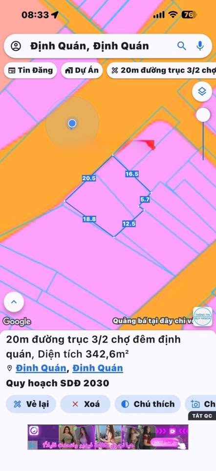 FrontHouse Đường 3/2, Định Quán, 130m² giá 7.5 tỷ - Phù hợp kinh doanh ngay!