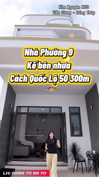 Nhà Phường 9 Mỹ Tho 75m² 2.66 tỷ - Full nội thất