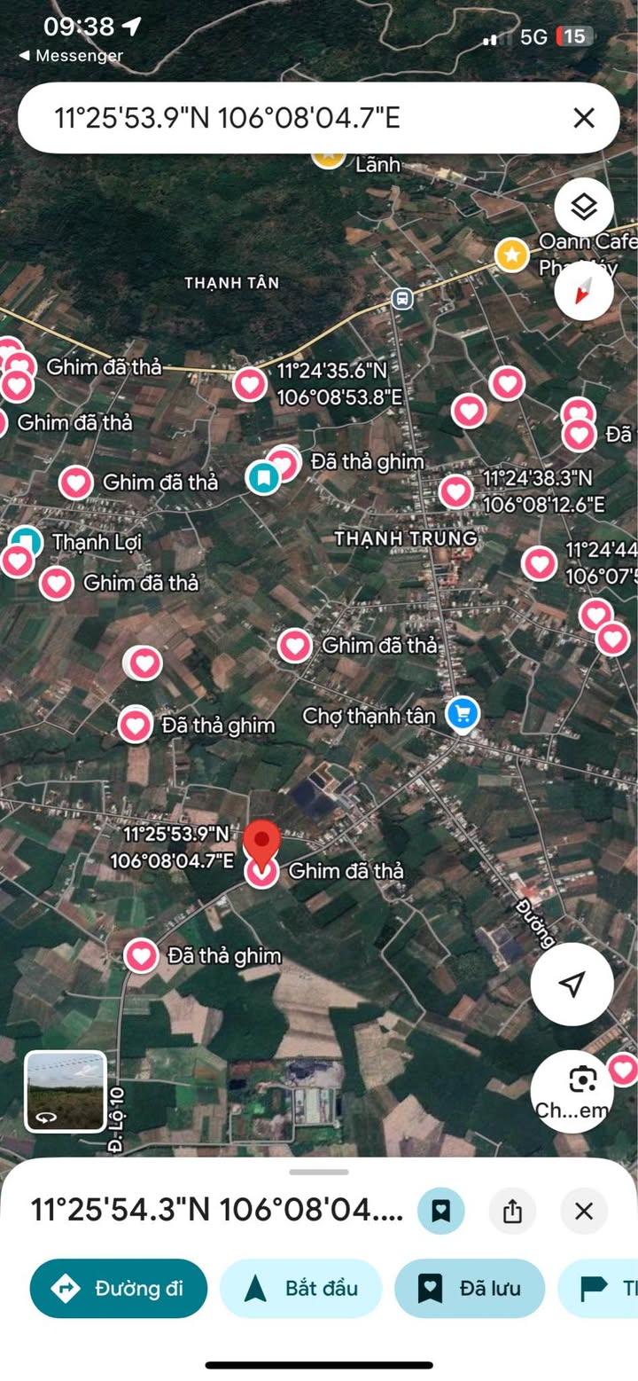 Đất nền Thạnh Tân, TP Tây Ninh 2524m² - Sổ đỏ chính chủ, bán gấp!