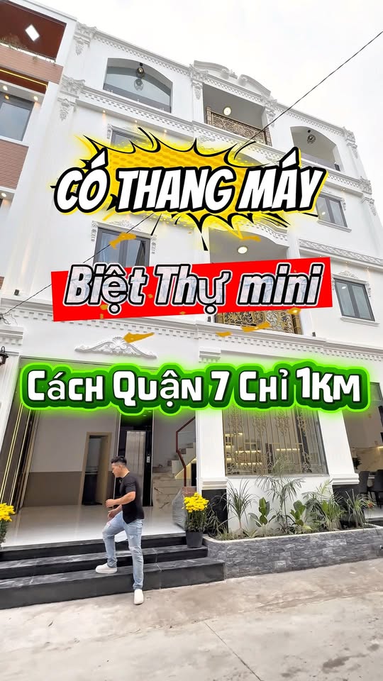 Nhà phố Huỳnh Tấn Phát Q7 56m² - Vị trí đắc địa, có thang máy!