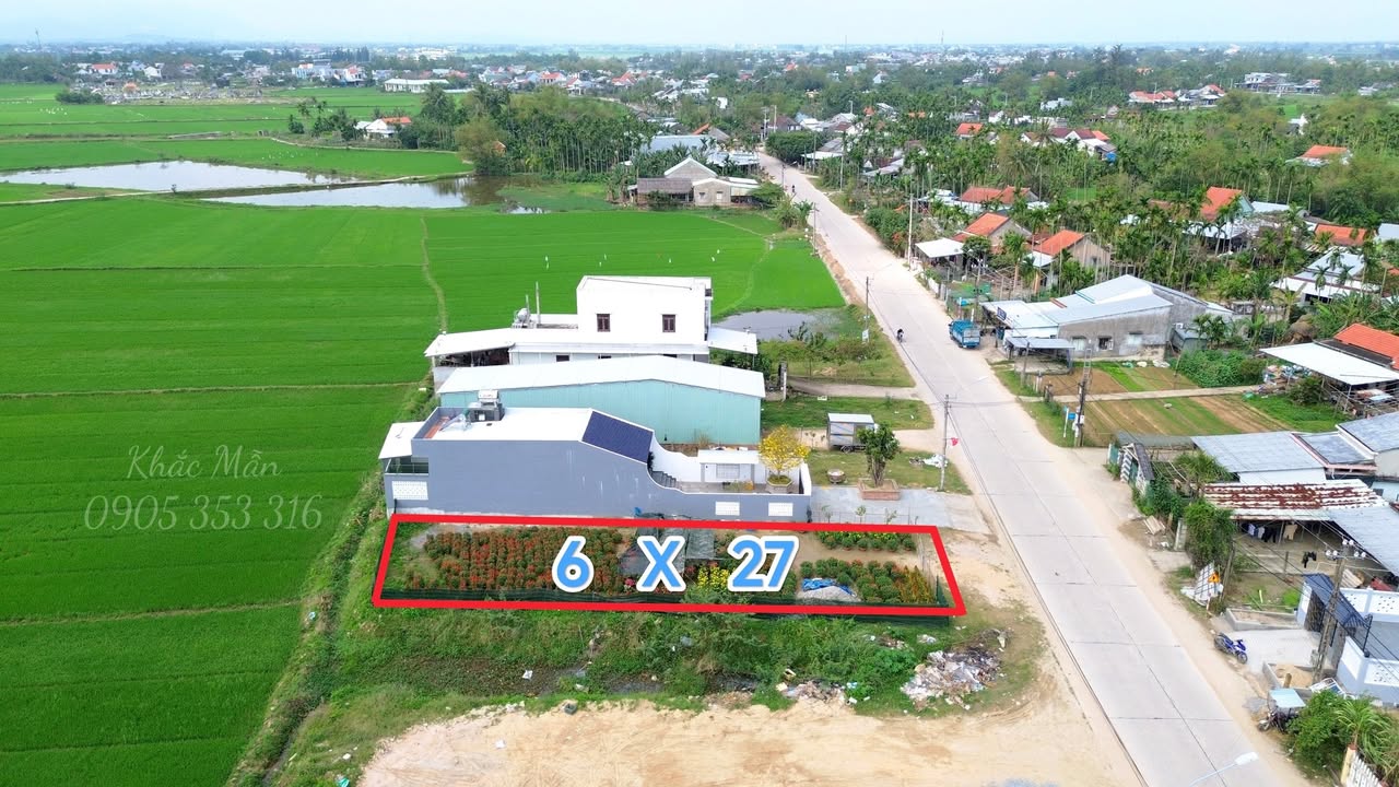 Đất nền Duy Xuyên 160m² mặt tiền DH6 - Sổ đỏ chính chủ giá tốt!