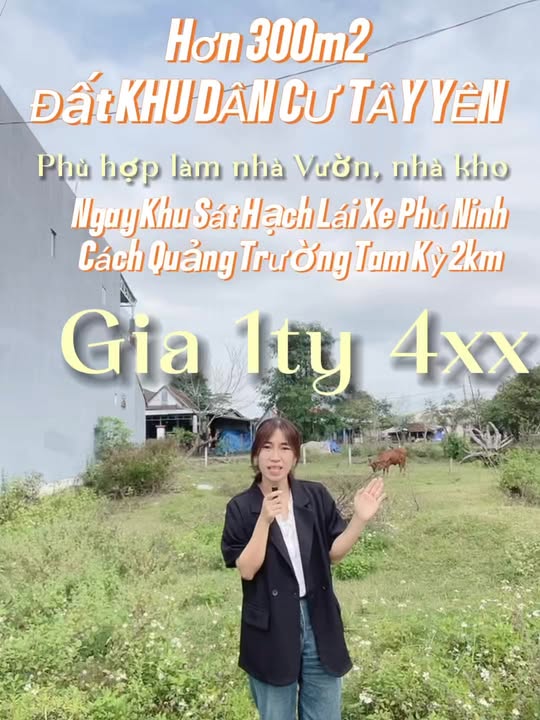 Đất nền Tam Kỳ 390m² giá 1.4 tỷ - Sổ đỏ chính chủ, xây tự do!