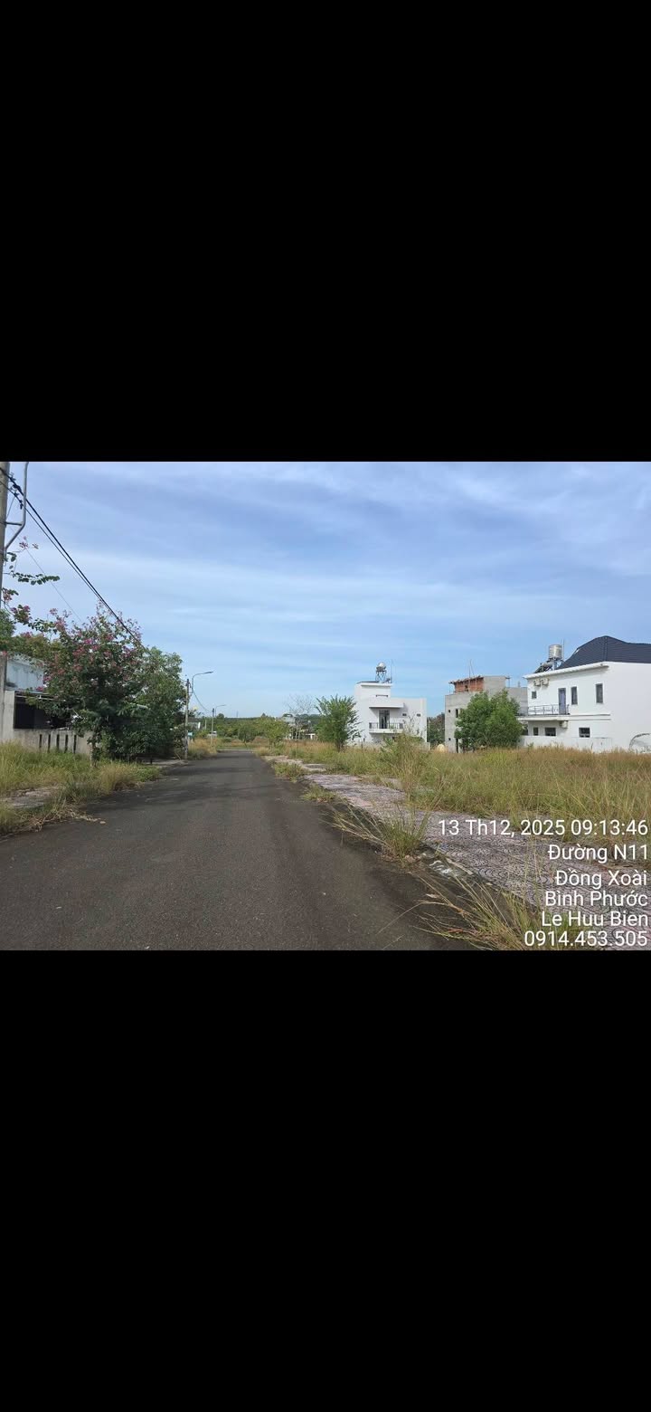 Đất nền KDC Cao su Đồng Phú 210m² từ 1.53 tỷ - Sổ đỏ chính chủ!