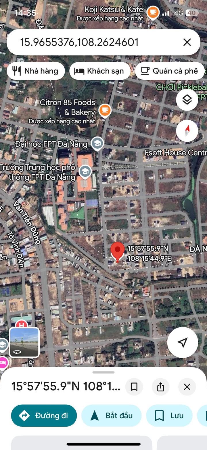 Đất Nền FPT Đà Nẵng 96m² - Sổ Đỏ Sẵn Sàng - Đầu Tư Sinh Lời