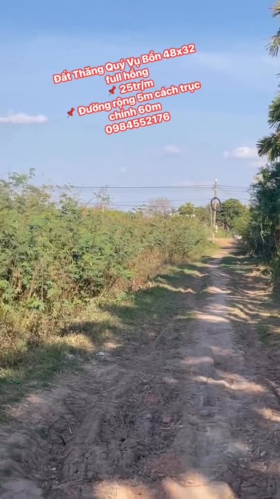 Bán Đất Vụ Bản Nam Định 1536m² - 38.4 Tỷ - Sổ Đỏ Chính Chủ