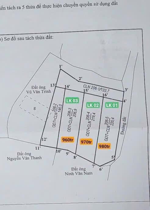 Đất nền An Tường 224m² - Giá F0, sổ đỏ trao tay!